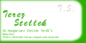 terez stellek business card